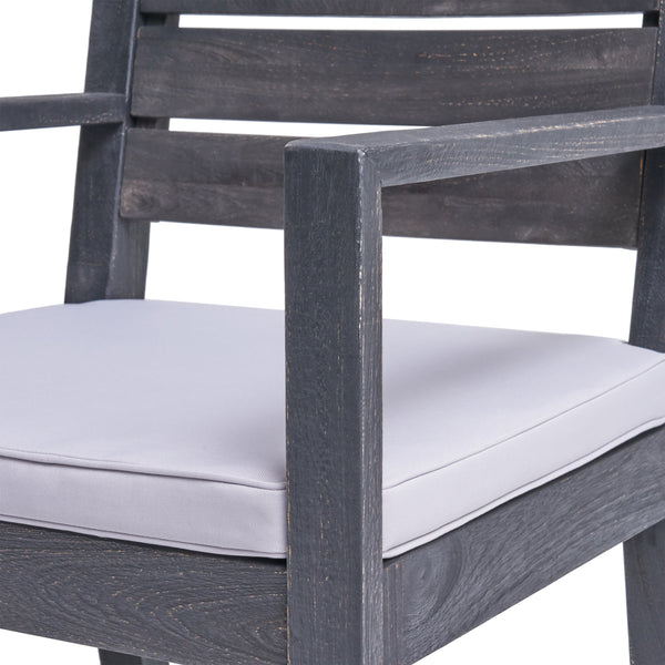 English Elm Christopher Knight Home® - Outdoor Acacia Wood 7-Piece Expandable Dining Set With Cushions - Stylish, Weather-Resistant Comfort N773OD00008G