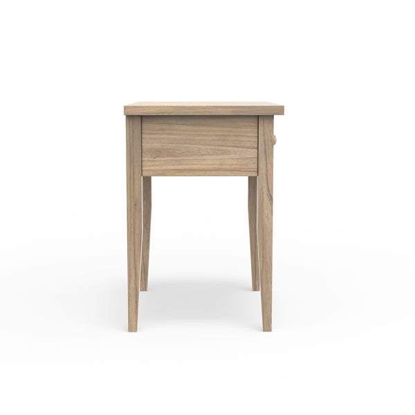 Alpine Furniture Palmer Nightstand: Timeless Shaker Style With Graceful Craftsmanship For Your Elegant Bedroom Retreat Natural Solid Rubberwood & Pine + Mindy Veneer 2311-02-alpine