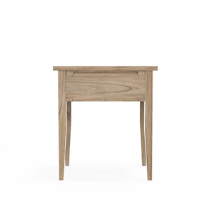 Alpine Furniture Palmer Nightstand: Timeless Shaker Style With Graceful Craftsmanship For Your Elegant Bedroom Retreat Natural Solid Rubberwood & Pine + Mindy Veneer 2311-02-alpine