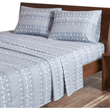 Woolrich Flannel Lodge/Cabin Sheet Set WR20-2031 Blue Winter Frost