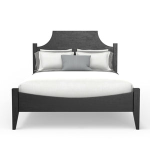 Alpine Furniture Palmer Standard King Bed - Timeless Shaker Style With Elegant Craftsmanship For A Beautiful Bedroom Black Solid Rubberwood & Pine + Mindy Veneer 2311blk-q-alpine