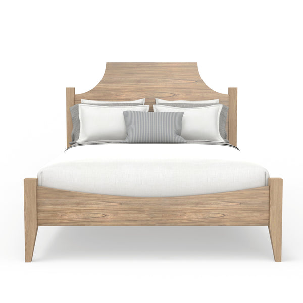 Alpine Furniture Palmer Standard King Bed - Timeless Shaker Style With Elegant Craftsmanship For A Beautiful Bedroom Natural Solid Rubberwood & Pine + Mindy Veneer 2311-ek-alpine
