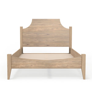 Alpine Furniture Palmer Standard King Bed - Timeless Shaker Style With Elegant Craftsmanship For A Beautiful Bedroom Natural Solid Rubberwood & Pine + Mindy Veneer 2311-ek-alpine