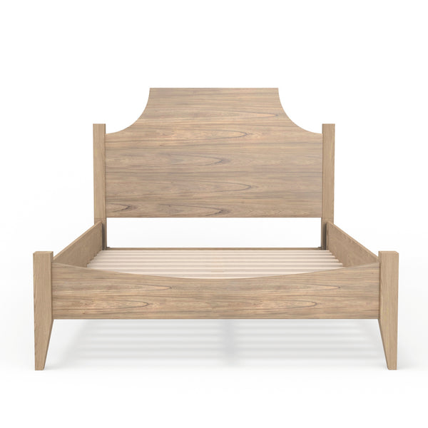 Alpine Furniture Palmer Standard King Bed - Timeless Shaker Style With Elegant Craftsmanship For A Beautiful Bedroom Natural Solid Rubberwood & Pine + Mindy Veneer 2311-ek-alpine