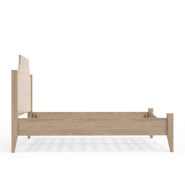 Alpine Furniture Palmer Standard King Bed - Timeless Shaker Style With Elegant Craftsmanship For A Beautiful Bedroom Natural Solid Rubberwood & Pine + Mindy Veneer 2311-ek-alpine