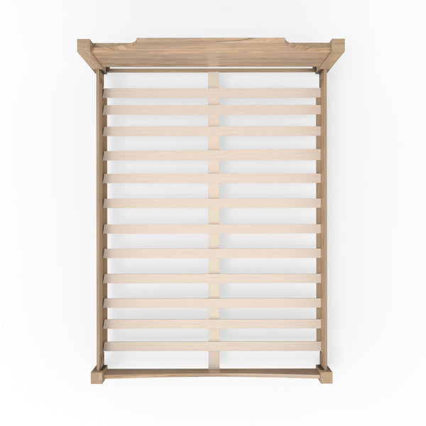 Alpine Furniture Palmer Standard King Bed - Timeless Shaker Style With Elegant Craftsmanship For A Beautiful Bedroom Natural Solid Rubberwood & Pine + Mindy Veneer 2311-ek-alpine