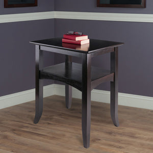 Winsome Wood Camden Accent Table In Rich Coffee Finish – Elegant Solid Wood Design With Functional Shelf Space Coffee Solid ,Composite Wood 23122-winsome-wood