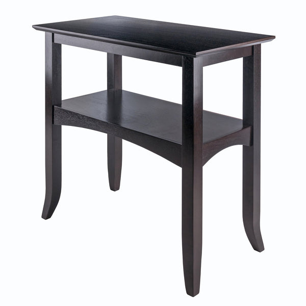Winsome Wood Camden Console Table - Elegant Coffee Finish With Open Shelf, Perfect For Small Spaces & Foyers Coffee Solid ,Composite Wood 23129-winsome-wood