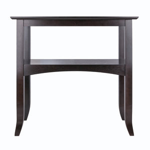 Winsome Wood Camden Console Table - Elegant Coffee Finish With Open Shelf, Perfect For Small Spaces & Foyers Coffee Solid ,Composite Wood 23129-winsome-wood
