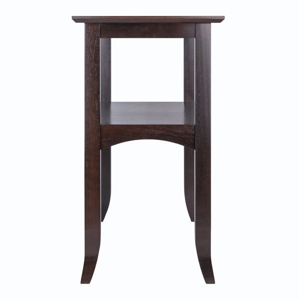 Winsome Wood Camden Console Table - Elegant Coffee Finish With Open Shelf, Perfect For Small Spaces & Foyers Coffee Solid ,Composite Wood 23129-winsome-wood