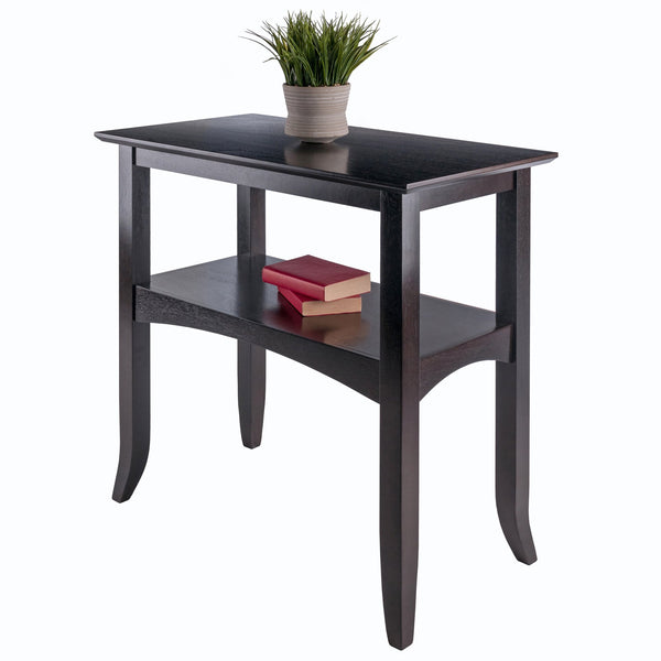 Winsome Wood Camden Console Table - Elegant Coffee Finish With Open Shelf, Perfect For Small Spaces & Foyers Coffee Solid ,Composite Wood 23129-winsome-wood