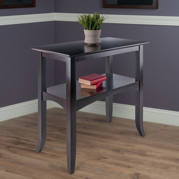 Winsome Wood Camden Console Table - Elegant Coffee Finish With Open Shelf, Perfect For Small Spaces & Foyers Coffee Solid ,Composite Wood 23129-winsome-wood