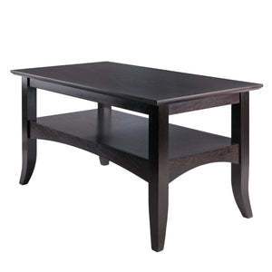 Winsome Wood Camden Coffee Table - Elegant Solid Wood Design With Ample Storage And Warm Rich Coffee Finish Coffee Solid ,Composite Wood 23133-winsome-wood