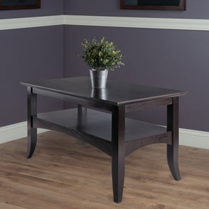 Winsome Wood Camden Coffee Table - Elegant Solid Wood Design With Ample Storage And Warm Rich Coffee Finish Coffee Solid ,Composite Wood 23133-winsome-wood