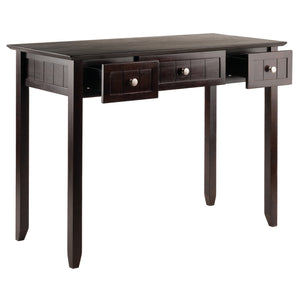 Winsome Wood Burke Home Office Writing Desk In Dark Coffee – Stylish, Versatile Design With Ample Storage & Space Coffee Solid ,Composite Wood 23147-winsome-wood