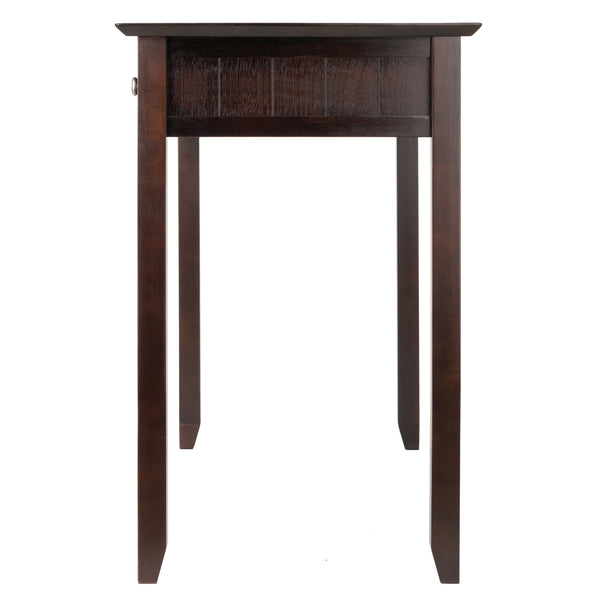Winsome Wood Burke Home Office Writing Desk In Dark Coffee – Stylish, Versatile Design With Ample Storage & Space Coffee Solid ,Composite Wood 23147-winsome-wood