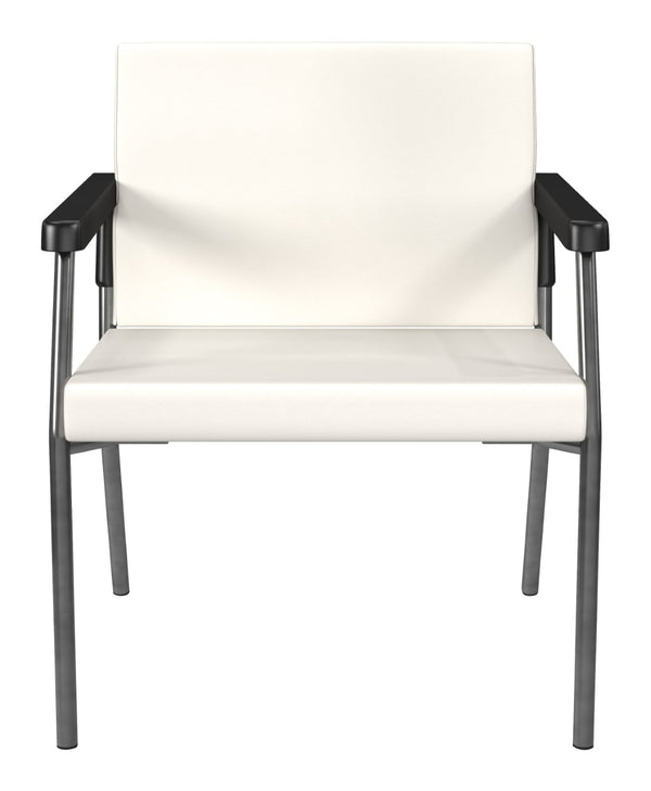 OSP Home Furnishings Bariatric Guest Chair with Reinforced Metal Frame and Plush Padded Seat for Medical Offices BC9602-R101