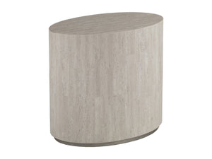 Lexington Cassio Oval Side Table Artisan Mixed Media Accent for Living Room or Entryway 2317-957