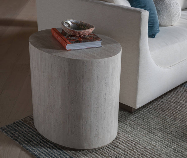Lexington Cassio Oval Side Table Artisan Mixed Media Accent for Living Room or Entryway 2317-957