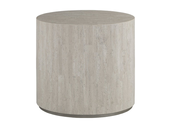 Lexington Cassio Oval Side Table Artisan Mixed Media Accent for Living Room or Entryway 2317-957