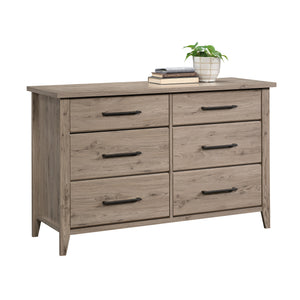 English Elm Dresser, Stylish Brown Finish With Ample Storage, Smooth Glides & Compact Design For Any Room B356P402691