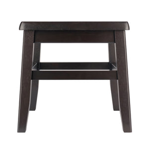 Winsome Wood Kaya 2-piece Lightweight Conductor Stool Set In Coffee - Perfect For Kids, Easy Storage, No Assembly Needed Coffee Solid Wood 23210-winsome-wood