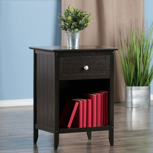 Winsome Wood Blair Accent Table - Versatile Nightstand & Coffee Table With Storage For Living Room & Office Use Coffee Solid ,Composite Wood 23218-winsome-wood