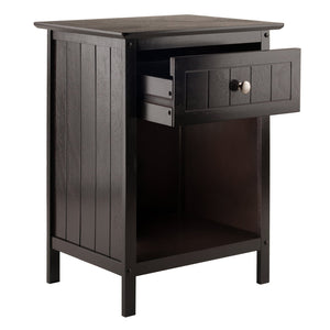 Winsome Wood Blair Accent Table - Versatile Nightstand & Coffee Table With Storage For Living Room & Office Use Coffee Solid ,Composite Wood 23218-winsome-wood