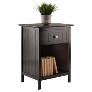 Winsome Wood Blair Accent Table - Versatile Nightstand & Coffee Table With Storage For Living Room & Office Use Coffee Solid ,Composite Wood 23218-winsome-wood