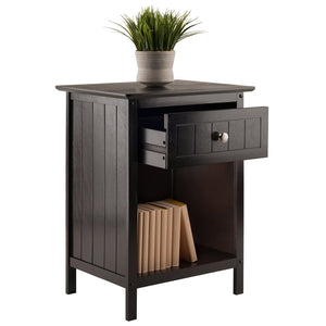 Winsome Wood Blair Accent Table - Versatile Nightstand & Coffee Table With Storage For Living Room & Office Use Coffee Solid ,Composite Wood 23218-winsome-wood