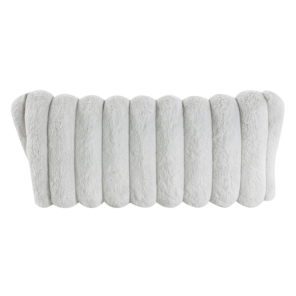 English Elm Luxurious Corduroy Swivel Glider Recliner Chair Gray — Plush Pull-Handle Reclining Comfort, Modern Upholstery B011P396178