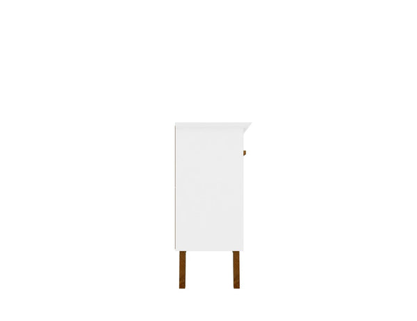 Manhattan Comfort Yonkers Mid-Century Modern Sideboard / Buffet Stand White 232BMC6