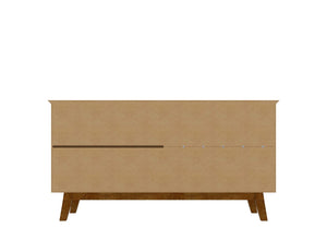 Manhattan Comfort Yonkers Mid-Century Modern Sideboard / Buffet Stand White 232BMC6