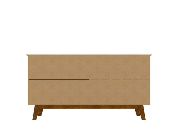 Manhattan Comfort Yonkers Mid-Century Modern Sideboard / Buffet Stand White 232BMC6