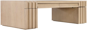 Meridian Furniture Stanton Oak Veneer Coffee Table with Six Hidden Drawers for Modern Living Rooms Natural 232Natural-C
