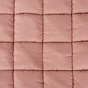 JLA Home Intelligent Design - Down Down Alternative Comforter Set with 3D Puff Stitching, Overfilled Warmth, OEKO-TEX Luxury Plush Mini Set Rose ID10-2309