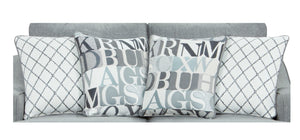 Fusion Macarena Queen Sleep Sofa In Grey – Stylish, Durable Design With Reversible Cushions & Accent Pillows Grey Ws,100% Polypropylene 2334-kp Macarena Cadet Sofa