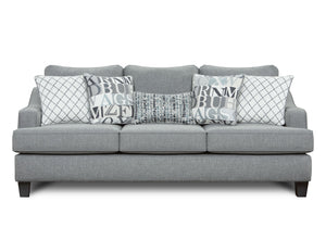 Fusion Macarena Queen Sleep Sofa In Grey – Stylish, Durable Design With Reversible Cushions & Accent Pillows Grey Ws,100% Polypropylene 2334-kp Macarena Cadet Sofa