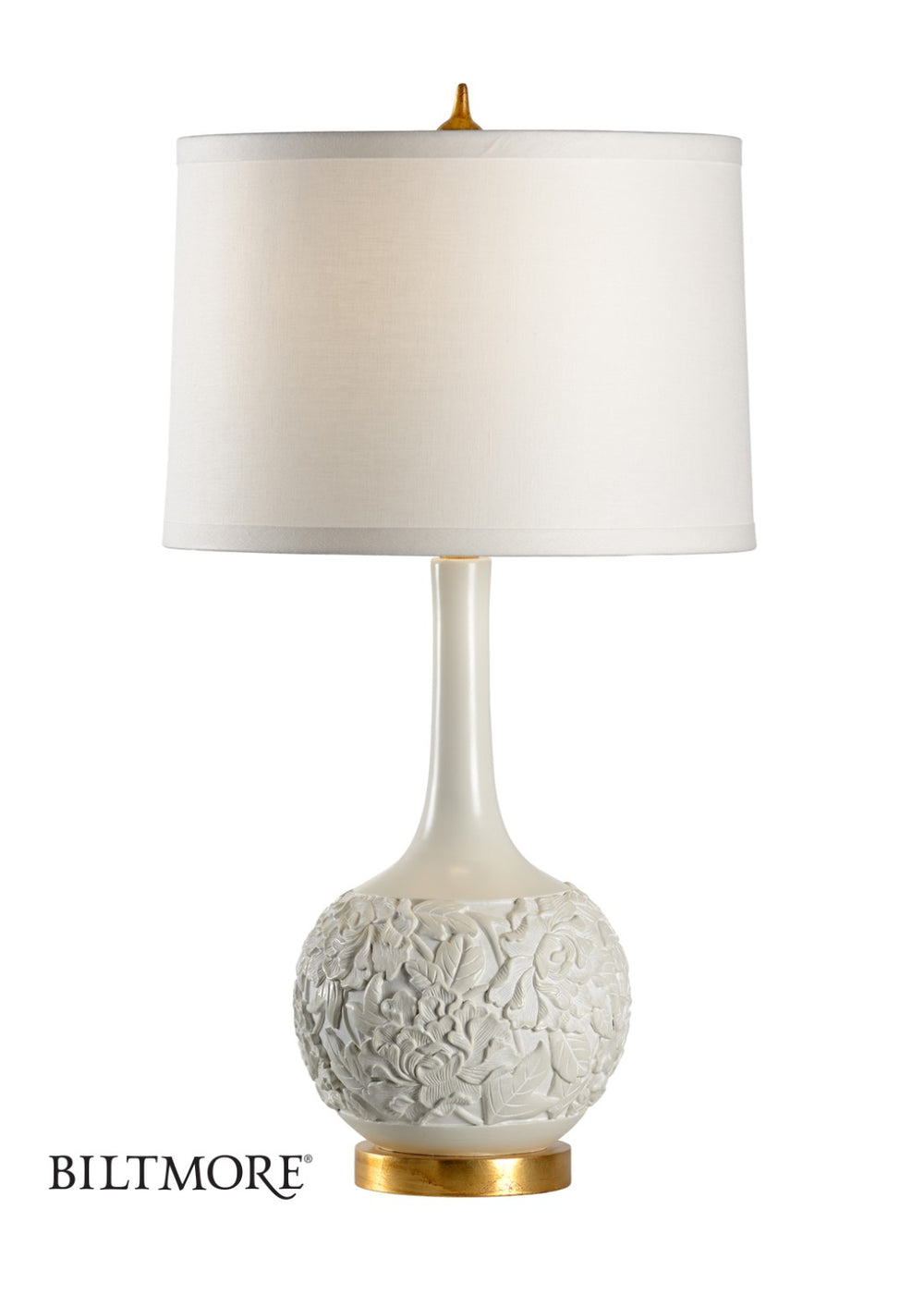Wildwood Edith Oyster Lamp With Gold-Leaf Accents — Cinnabar-Inspired, Warm Ambient Light For Stylish Spaces 23313