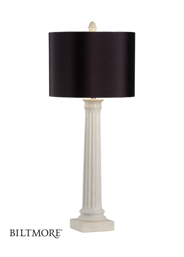 Wildwood Morris Architectural Column Table Lamp In Marble Dust Finish — Stately, Masculine Accent For Mantels (98) 23316