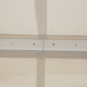 English Elm Outsunny 8' X 7' Manual Retractable Patio Awning - Weather-Resistant Sun Shade For Doors & Windows W2225P174214-GIGA