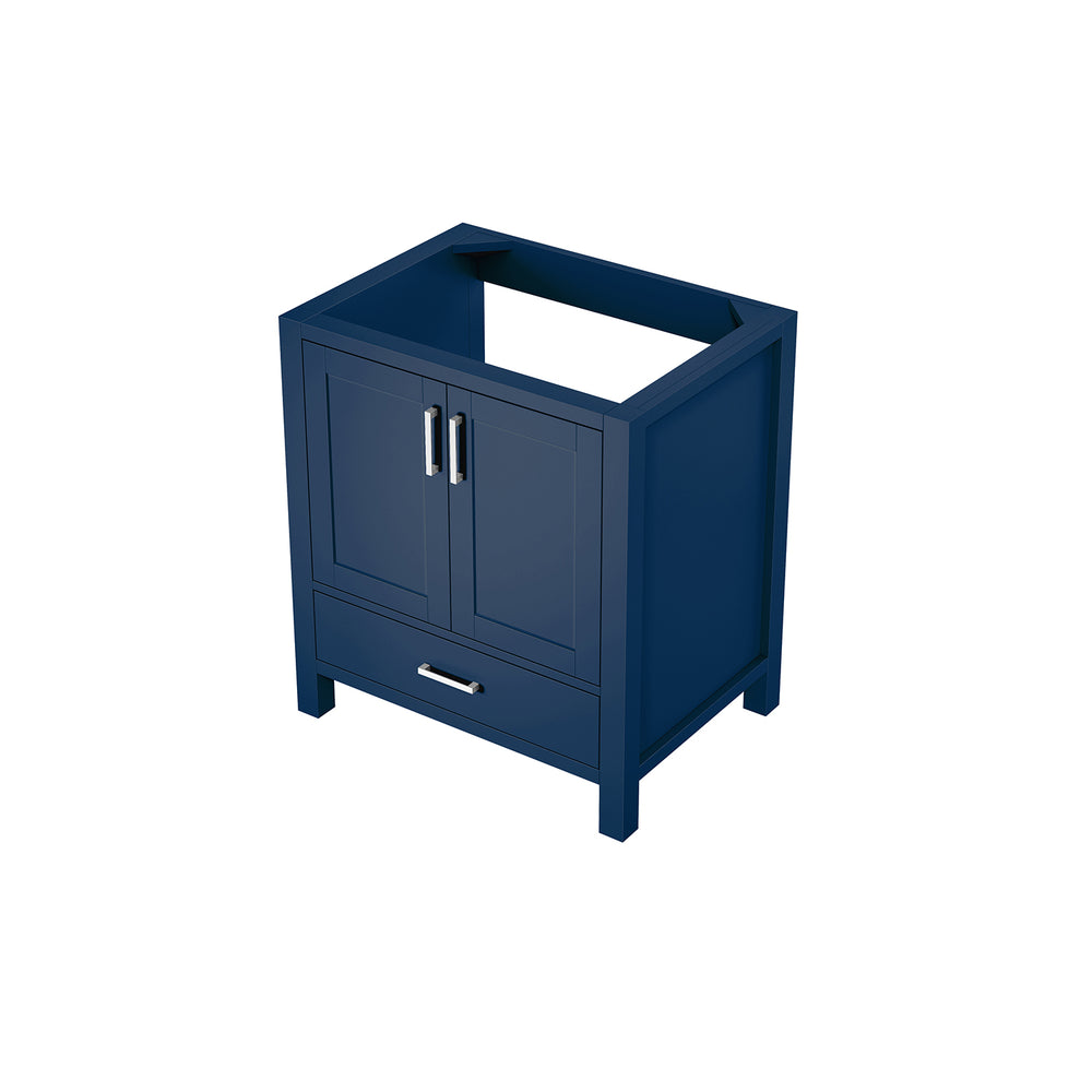 English Elm Navy Blue Bath Vanity 30-in W x 22-in D — Solid Wood, Soft-Close Drawer, Spacious Cabinet & Shelf, Fully Assembled B2731P258796