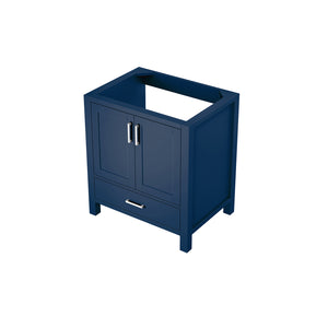 English Elm Navy Blue Bath Vanity 30-in W x 22-in D — Solid Wood, Soft-Close Drawer, Spacious Cabinet & Shelf, Fully Assembled B2731P258796