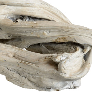 Wildwood Olmsted Whitewash Lamp With Sculpted Wisteria-Inspired Base, Antique Finish, Soft Ambient Light (33") 23328