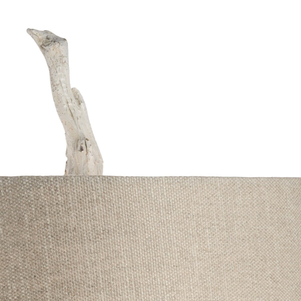 Wildwood Olmsted Whitewash Lamp With Sculpted Wisteria-Inspired Base, Antique Finish, Soft Ambient Light (33") 23328