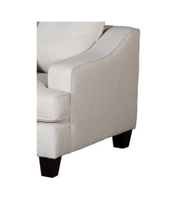 Fusion Truth Or Dare Salt Queen Sleep Sofa In White - Elegant, Durable Design With Reversible Cushions & Pillows White Ws ,100% Polypropylene 2334 Truth Or Dare Salt Sleeper