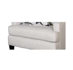 Fusion Truth Or Dare Navy Chair And A Half - Elegant, Reversible T-cushions & Durable Design For Comfort White Ws ,100% Polypropylene 2332 Truth Or Dare Salt Chair 1/2