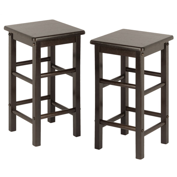 Winsome Wood Suzanne 3-piece Space Saver Set - Versatile Drop Leaf Table & Stools For Small Spaces In Coffee Finish Coffee Solid ,Composite Wood 23330-winsome-wood