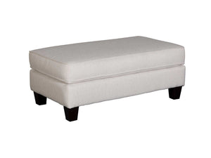 Fusion Truth Or Dare Salt Ottoman – Elegant White Accent With Durable Design & Stylish Wood Legs White Ws ,100% Polypropylene 2333 Truth Or Dare Salt Ottoman