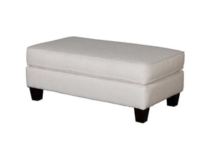 Fusion Truth Or Dare Salt Ottoman – Elegant White Accent With Durable Design & Stylish Wood Legs White Ws ,100% Polypropylene 2333 Truth Or Dare Salt Ottoman